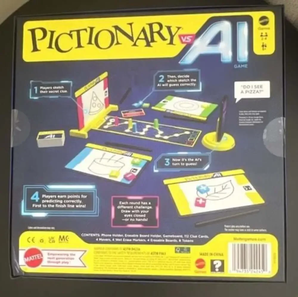 Mattel Games Pictionary VS AI Family Board Game